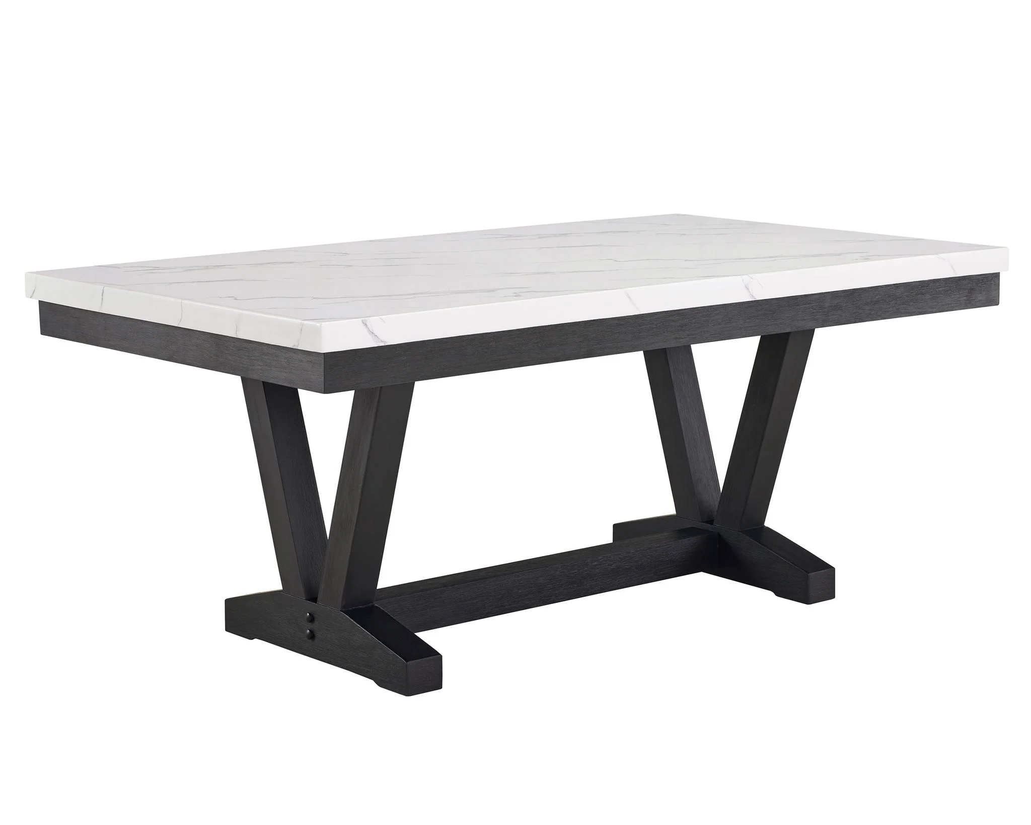 Vance - 5 Piece Dining Room Set - Charcoal / Dove - Image 4