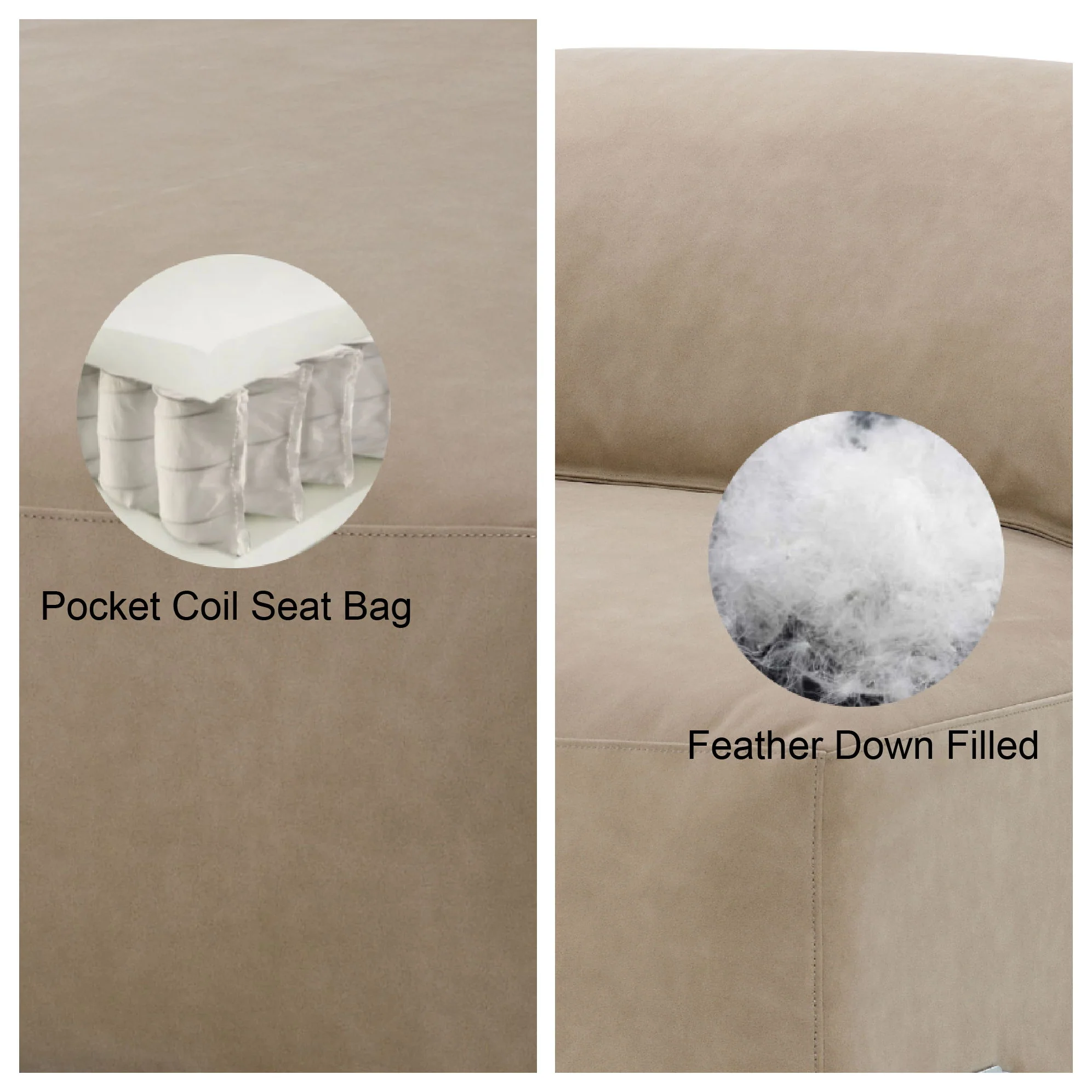 Veata - Sectional Sofa - Light Brown - Image 3