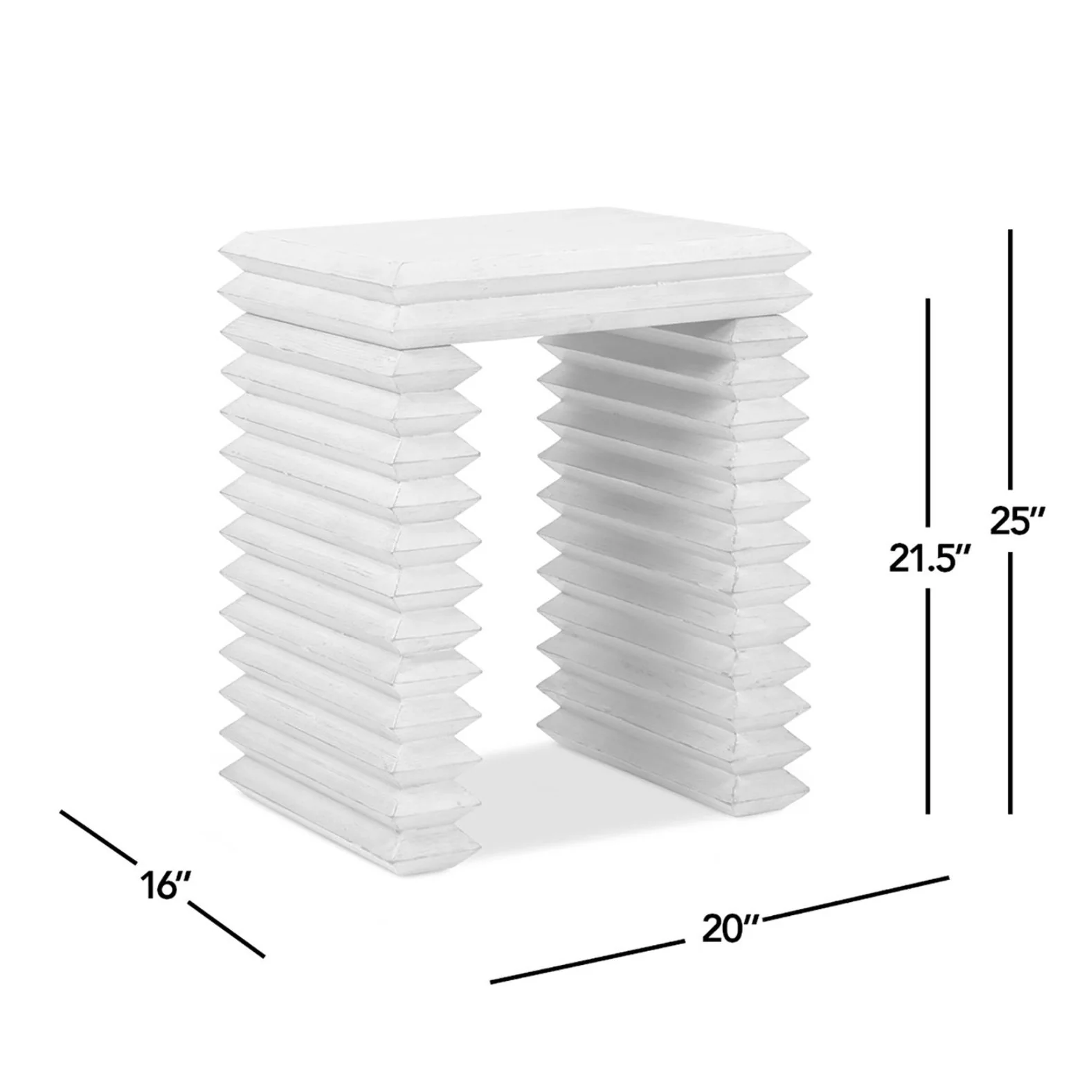 Veda - Geometric Waterfall Table - Image 6