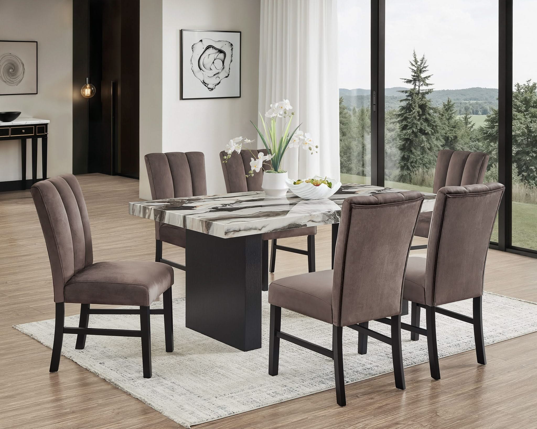 Vega - Side Chair (Set of 2) - Gray - Image 4