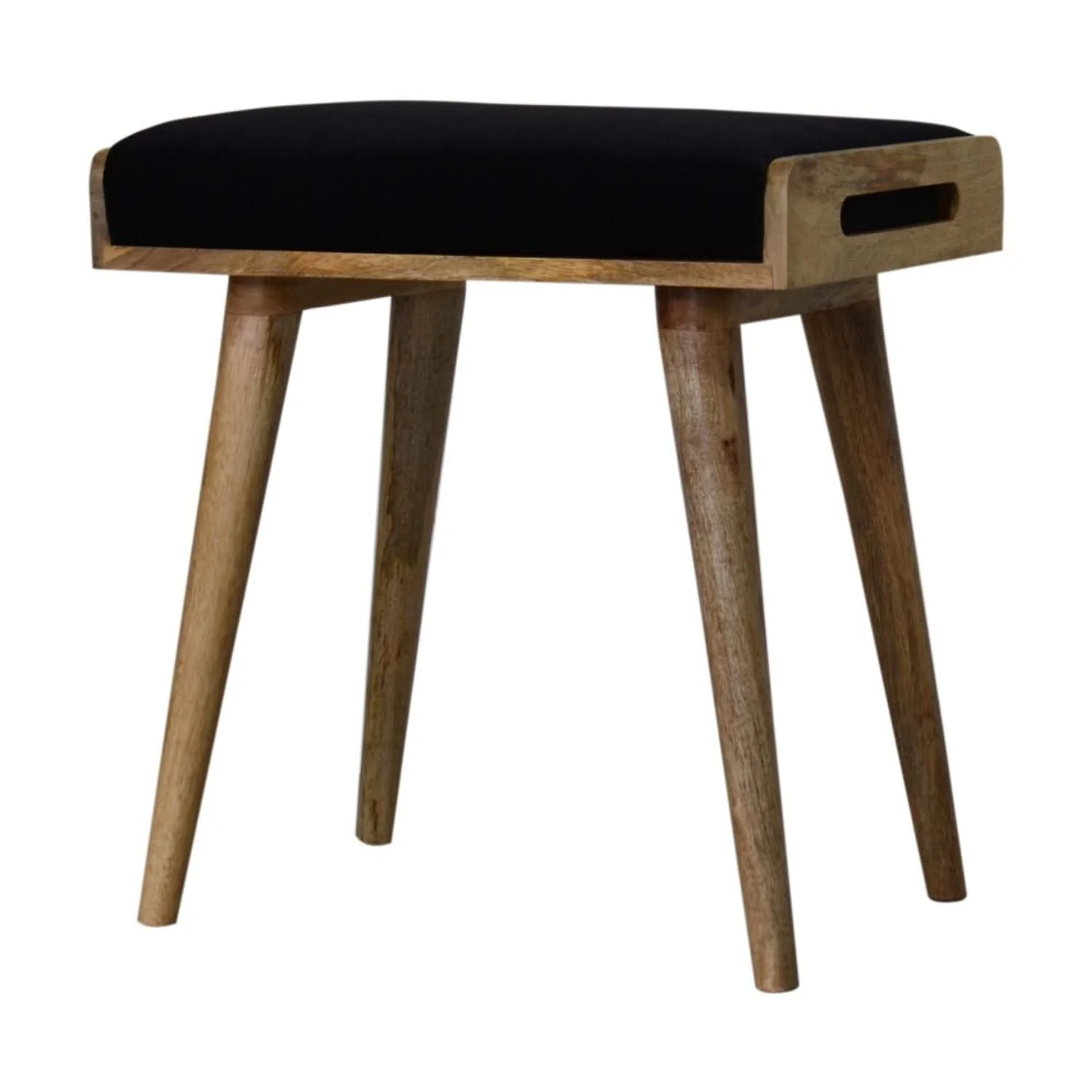 Tray Style Footstool - Black - Image 3
