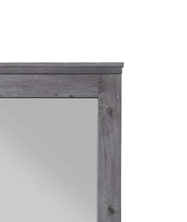 Vidalia - Rustic Mirror - Gray / Oak - Image 4