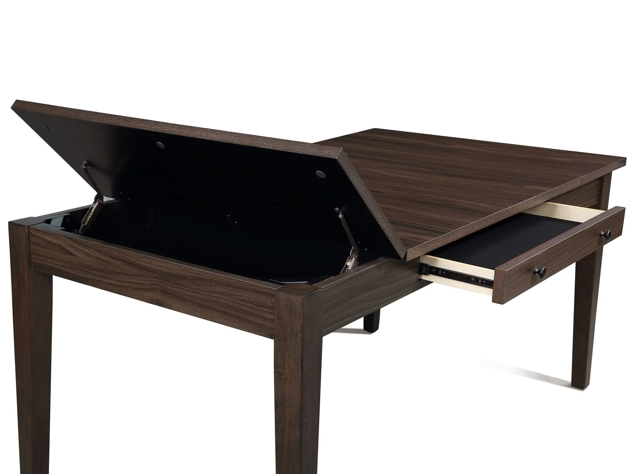 Wagner - Dining Table With Storage - Brown - Image 2