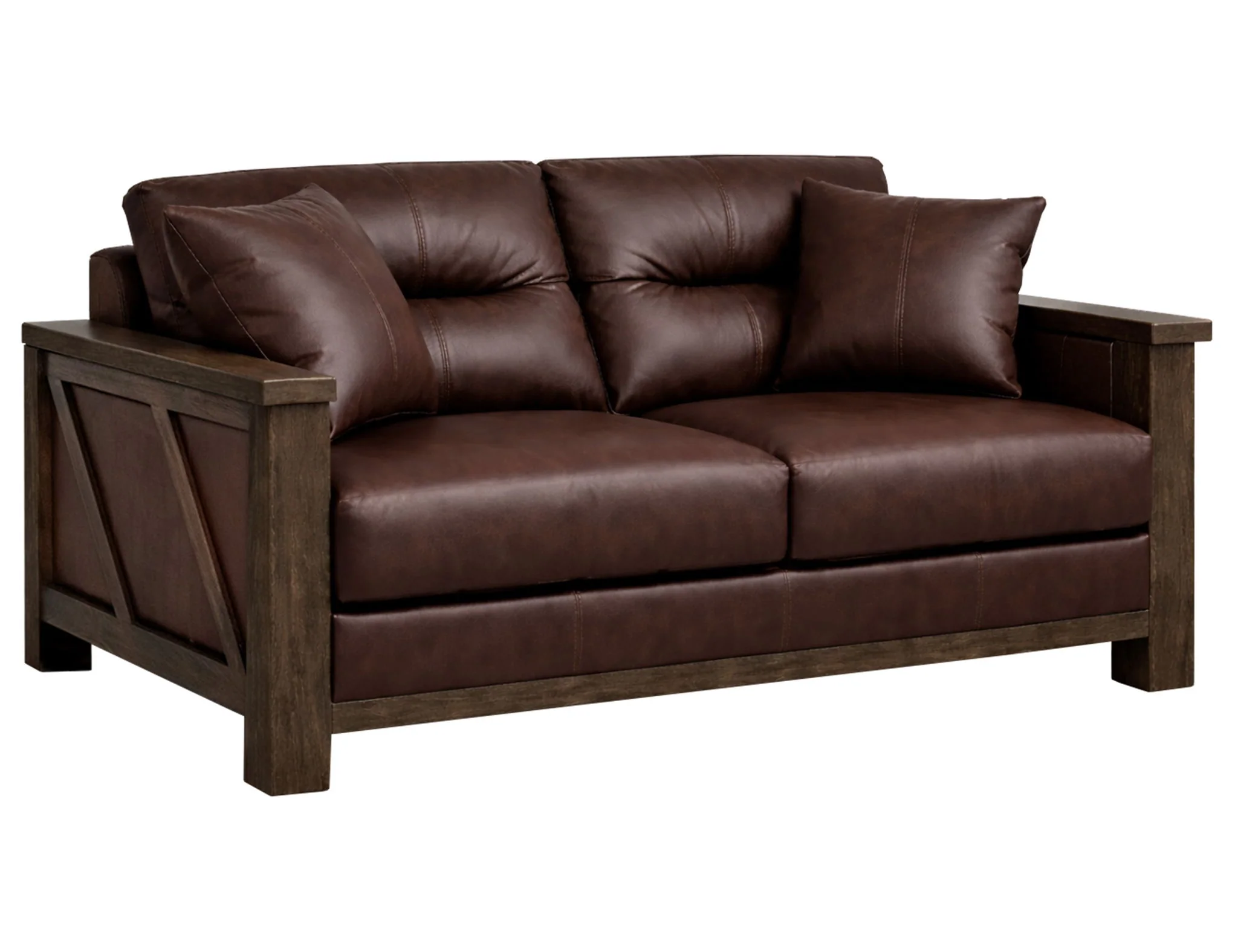 Walnut - Loveseat - Image 2