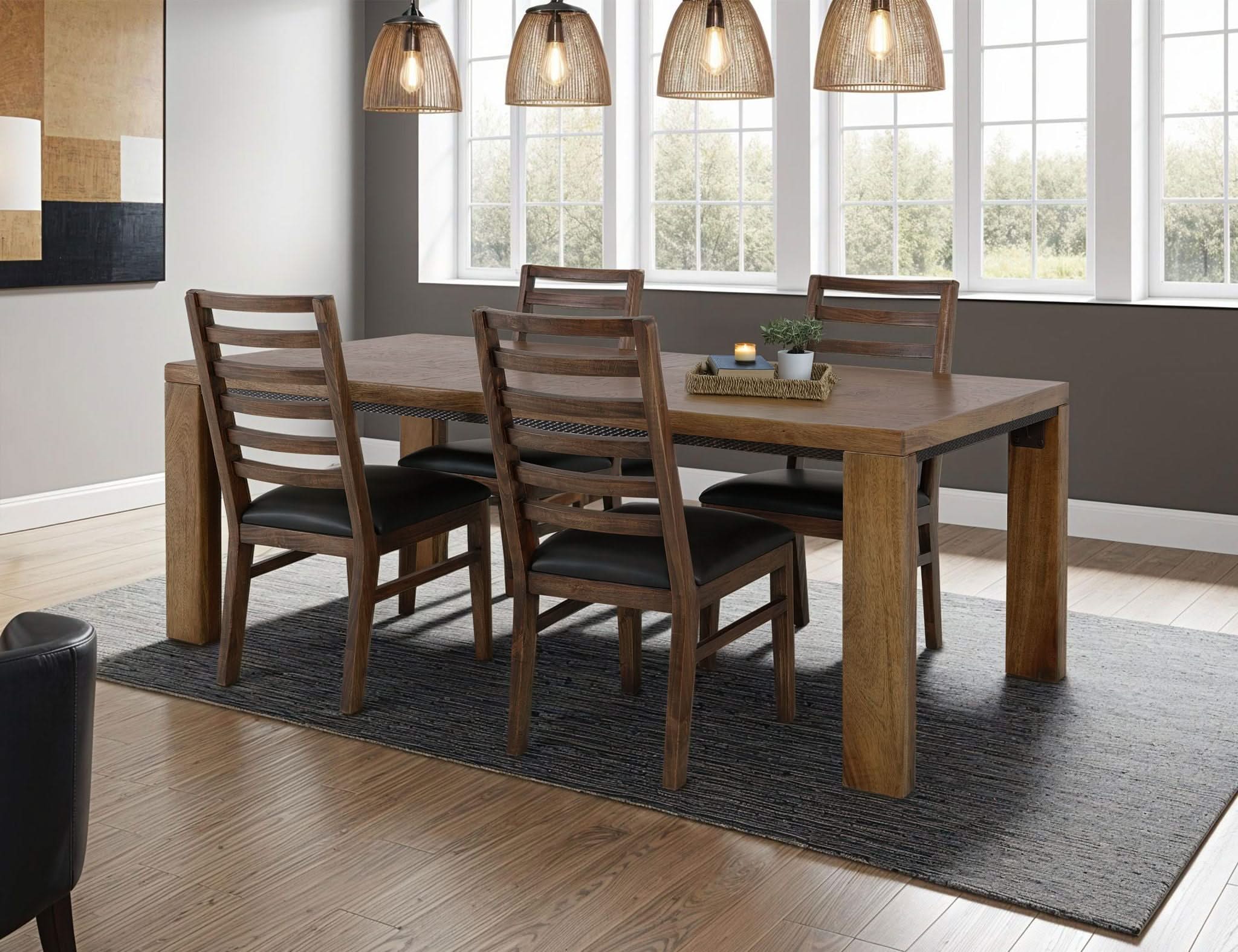 Walnut - Table - Walnut Brown - Image 3