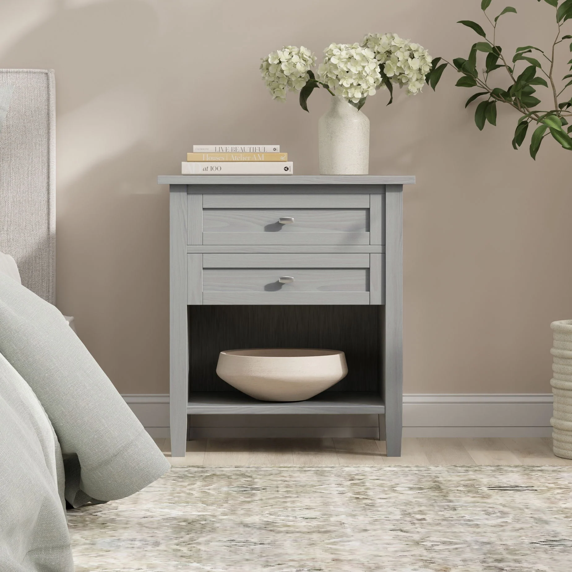 Warm Shaker - Handcrafted Bedside Table - Image 14