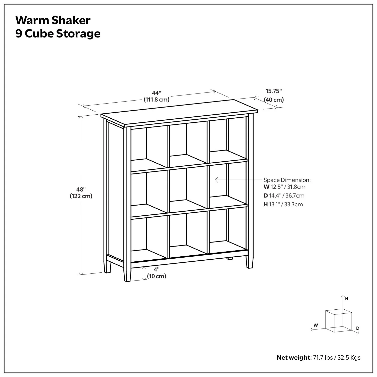 Warm Shaker - Handcrafted Cube Storage - Image 2
