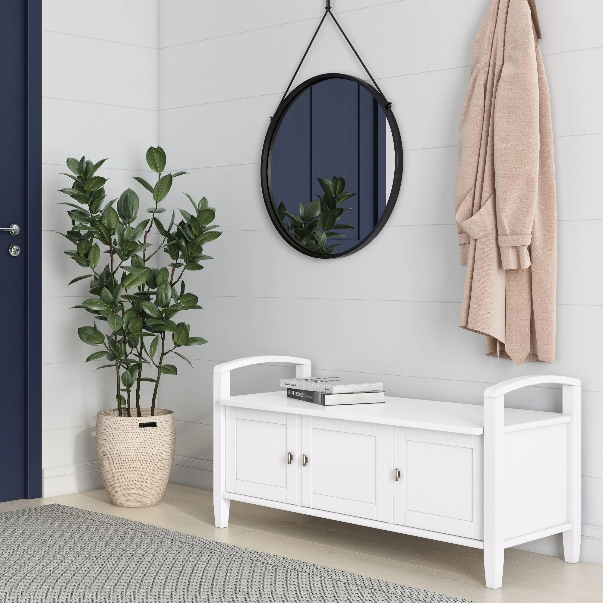 Warm Shaker - Handcrafted Entryway Storage Bench - Image 11