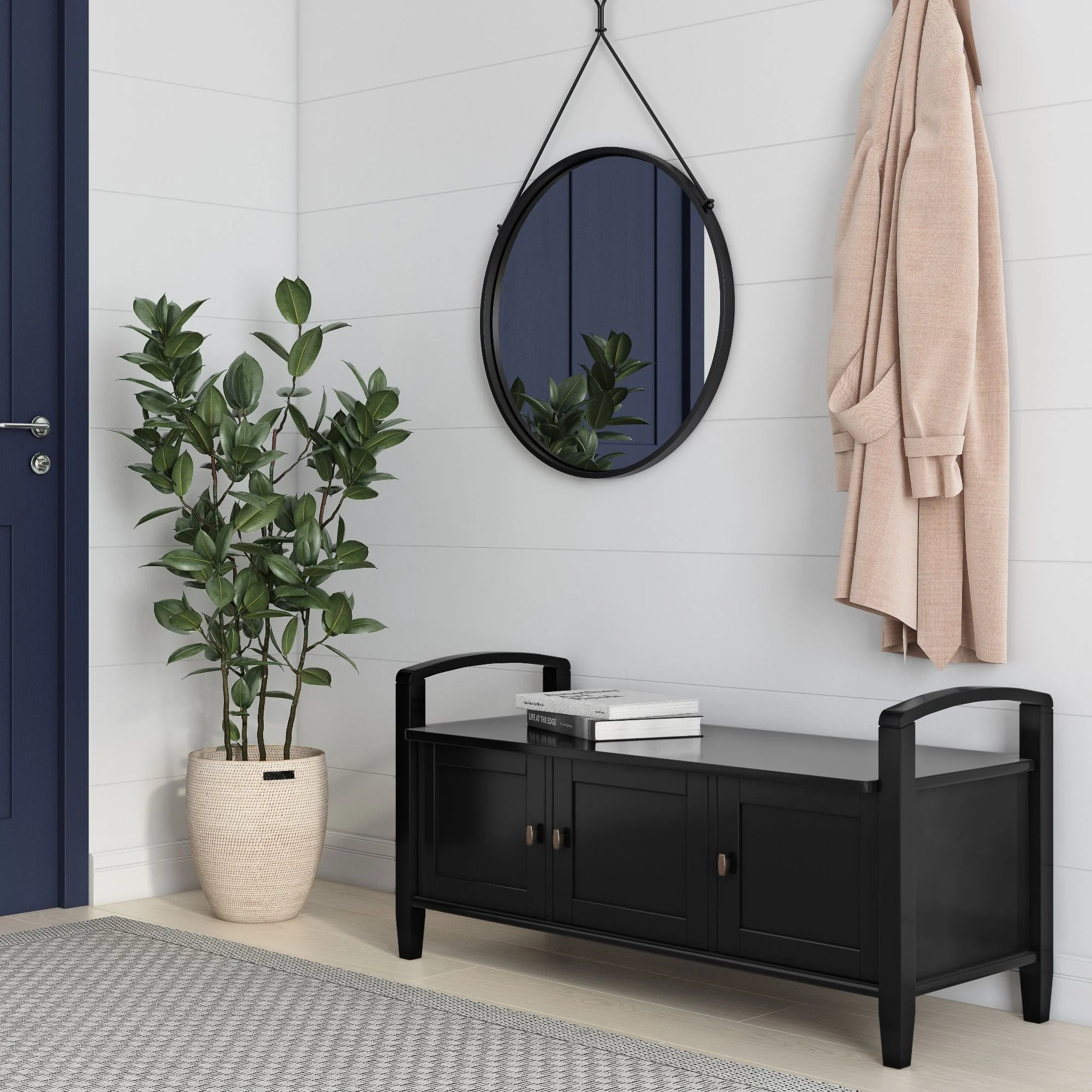 Warm Shaker - Handcrafted Entryway Storage Bench - Image 14