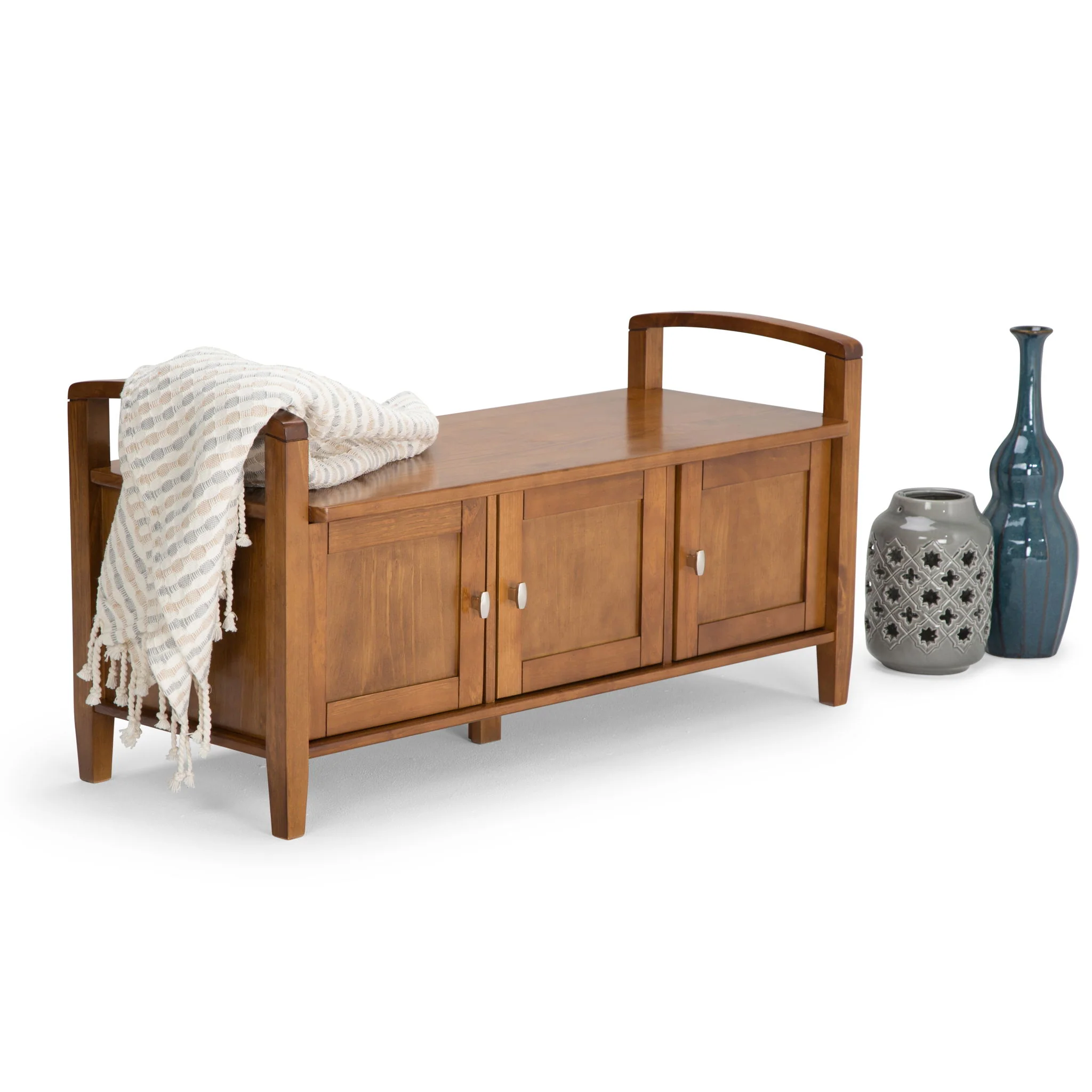 Warm Shaker - Handcrafted Entryway Storage Bench - Image 17