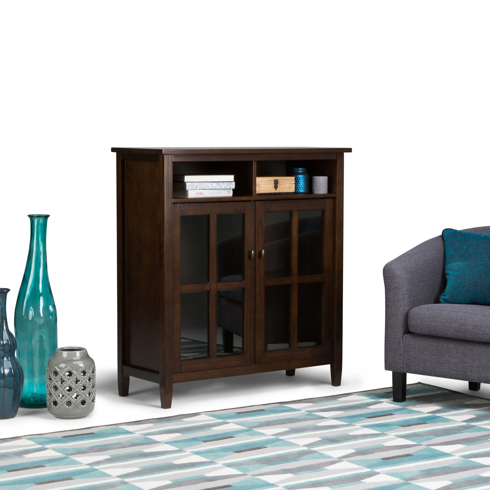 Warm Shaker - Handcrafted Medium Storage Media Cabinet - Image 2