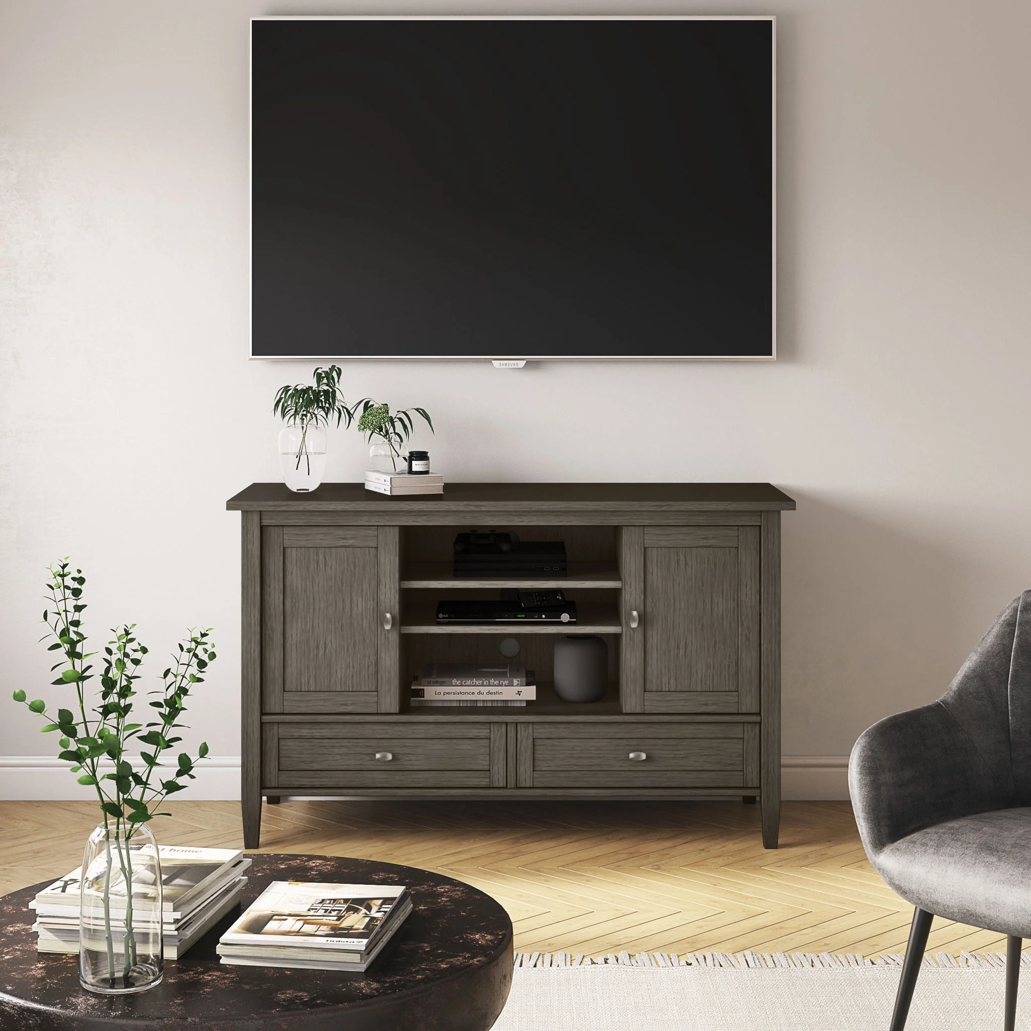 Warm Shaker - TV Media Stand Handcrafted - Image 19