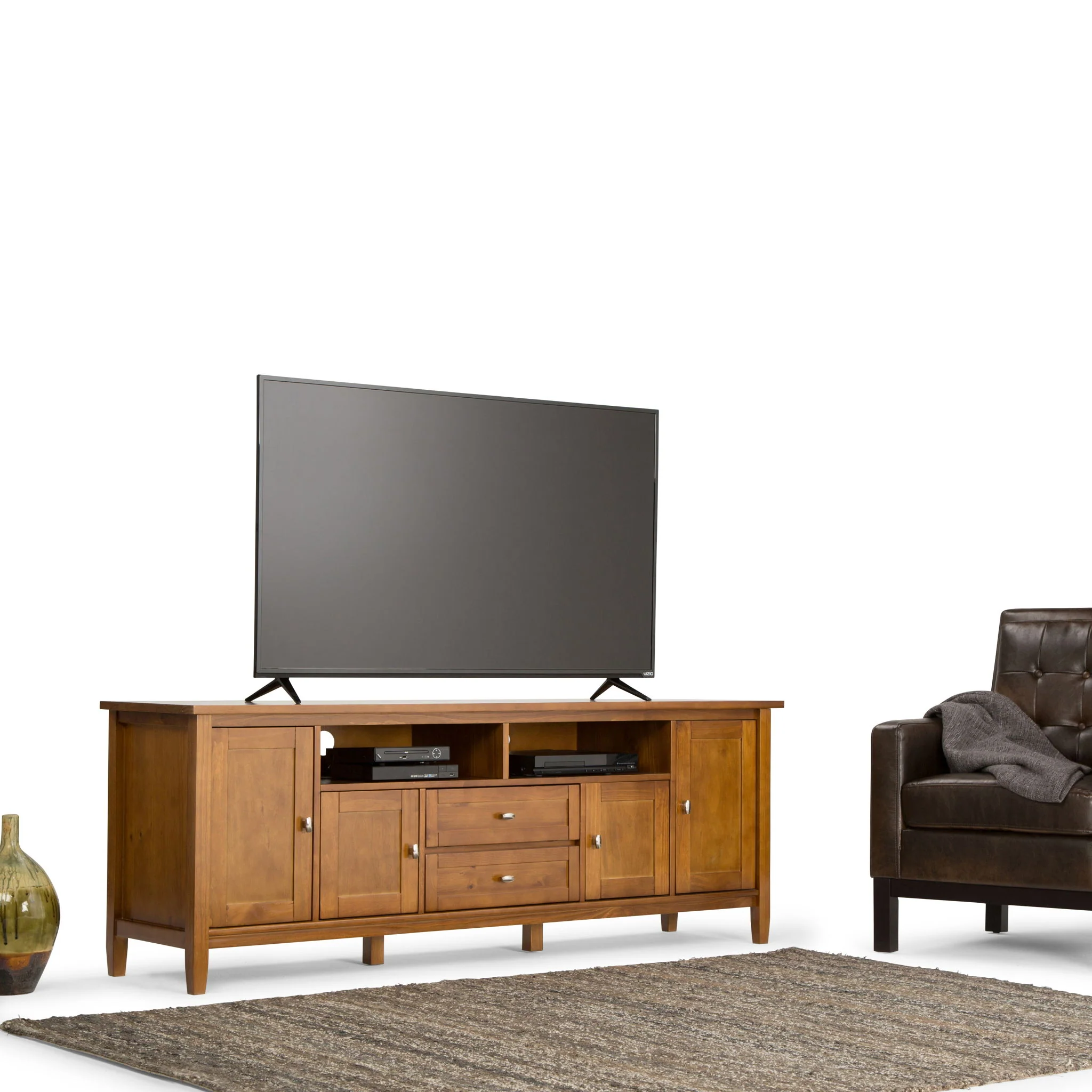 Warm Shaker - TV Media Stand, Handcrafted - Image 10