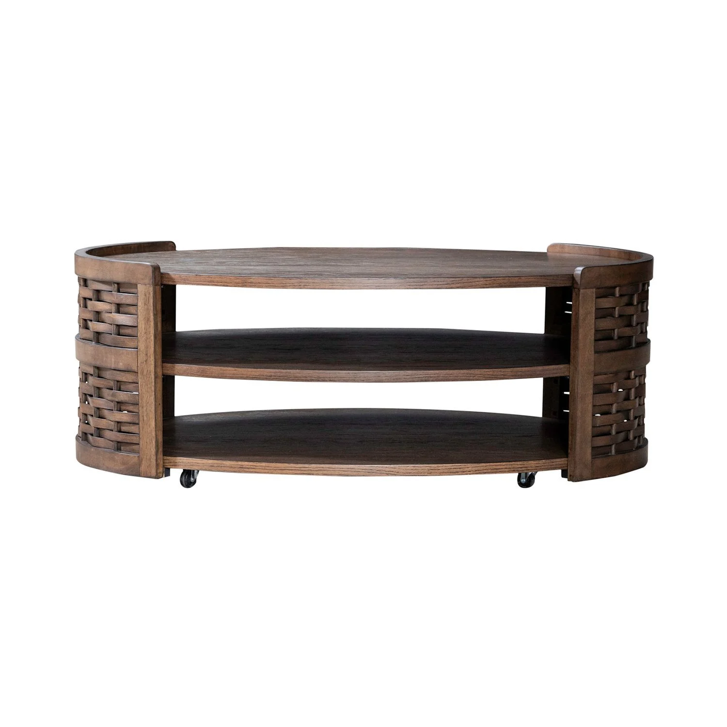 Warren Park - Oval Cocktail Table - Coffee Brown - Image 4