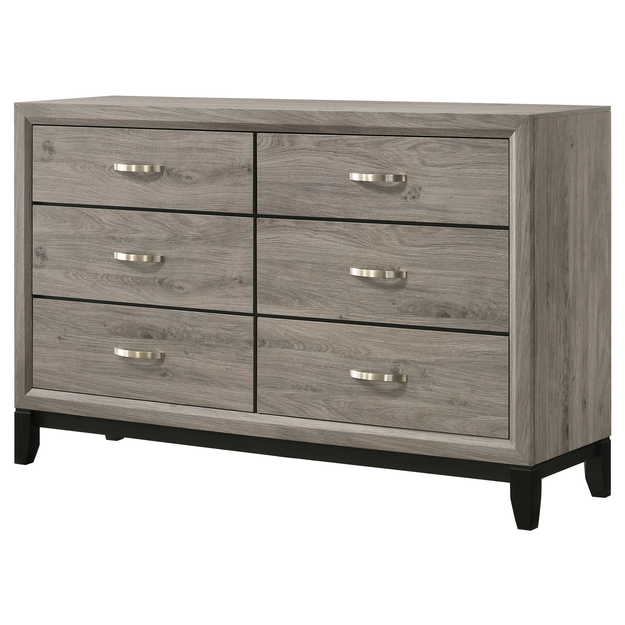 Watson 6-drawer Bedroom Dresser Cabinet Light Taupe - Image 2