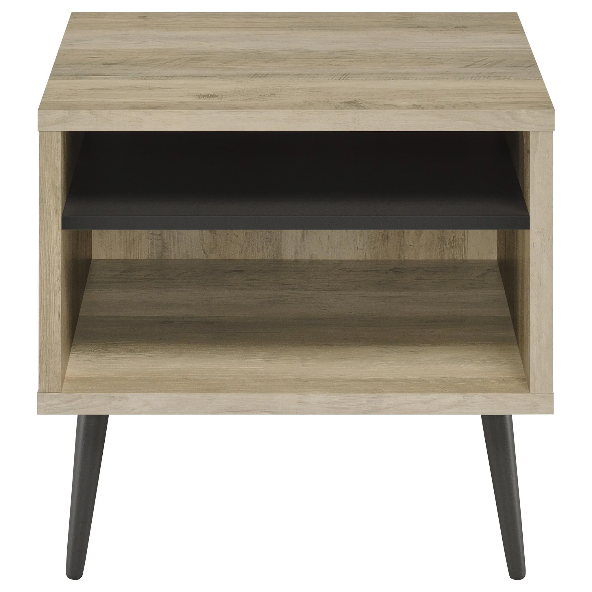 Welsh 2-piece Coffee and End Table Set Distressed Pine - Image 2