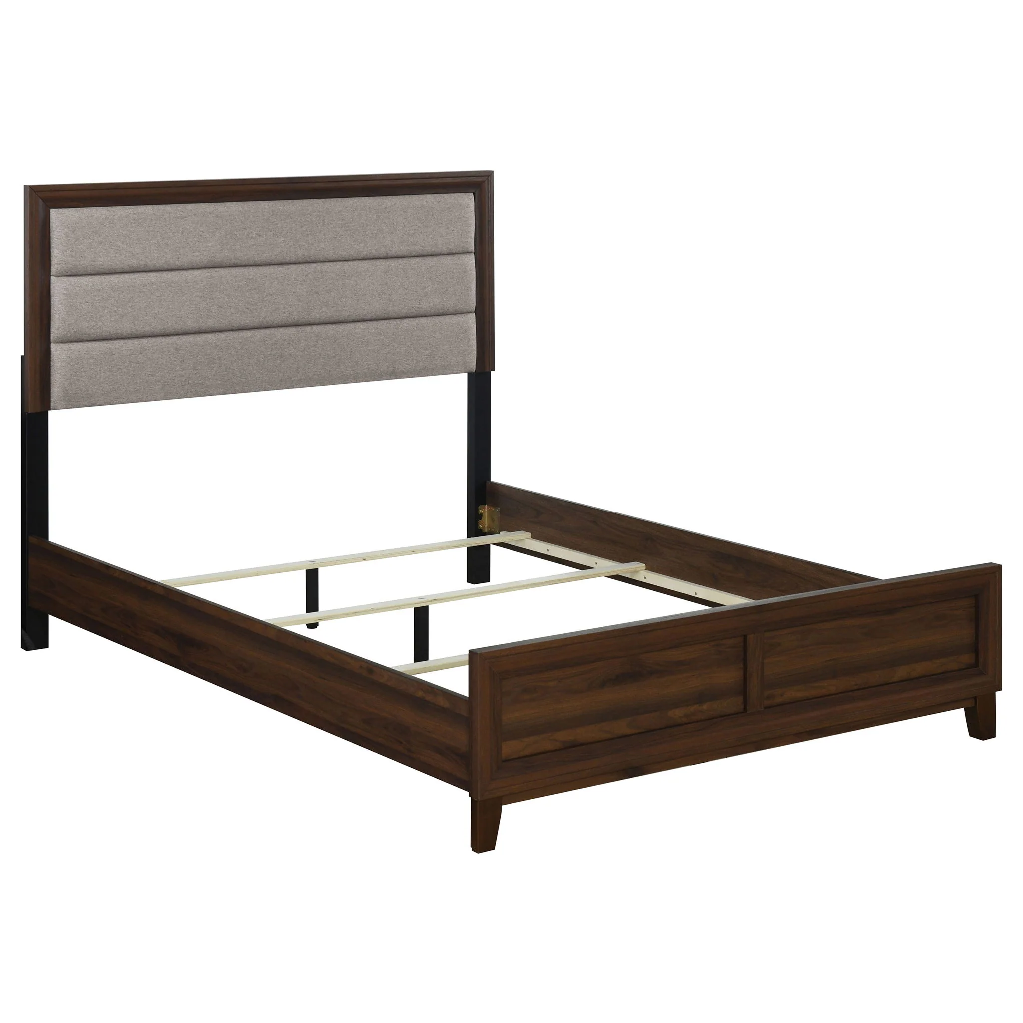 Welsley 4-piece Eastern King Bedroom Set Walnut - Image 2