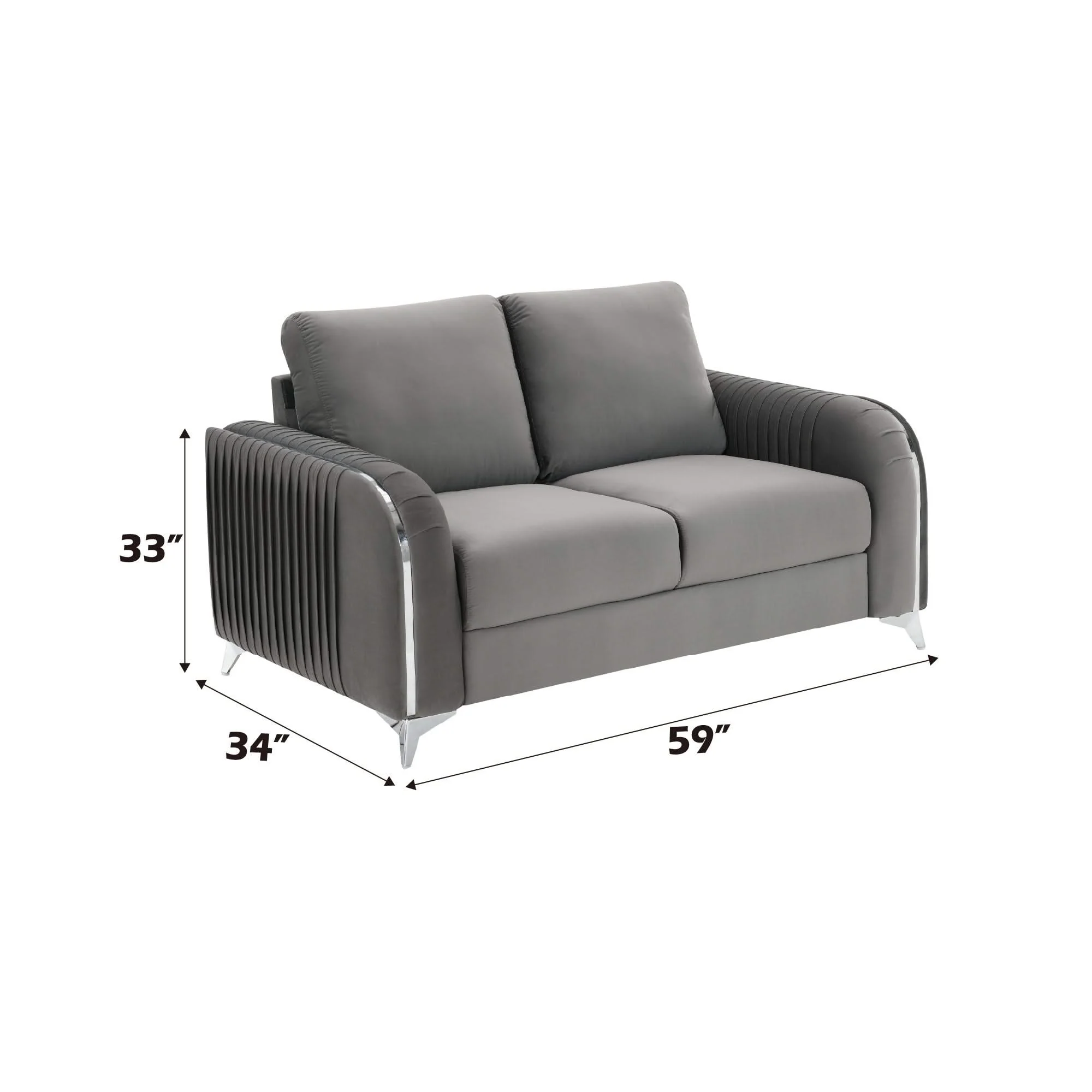 Wenona - Modern Loveseat - Image 4