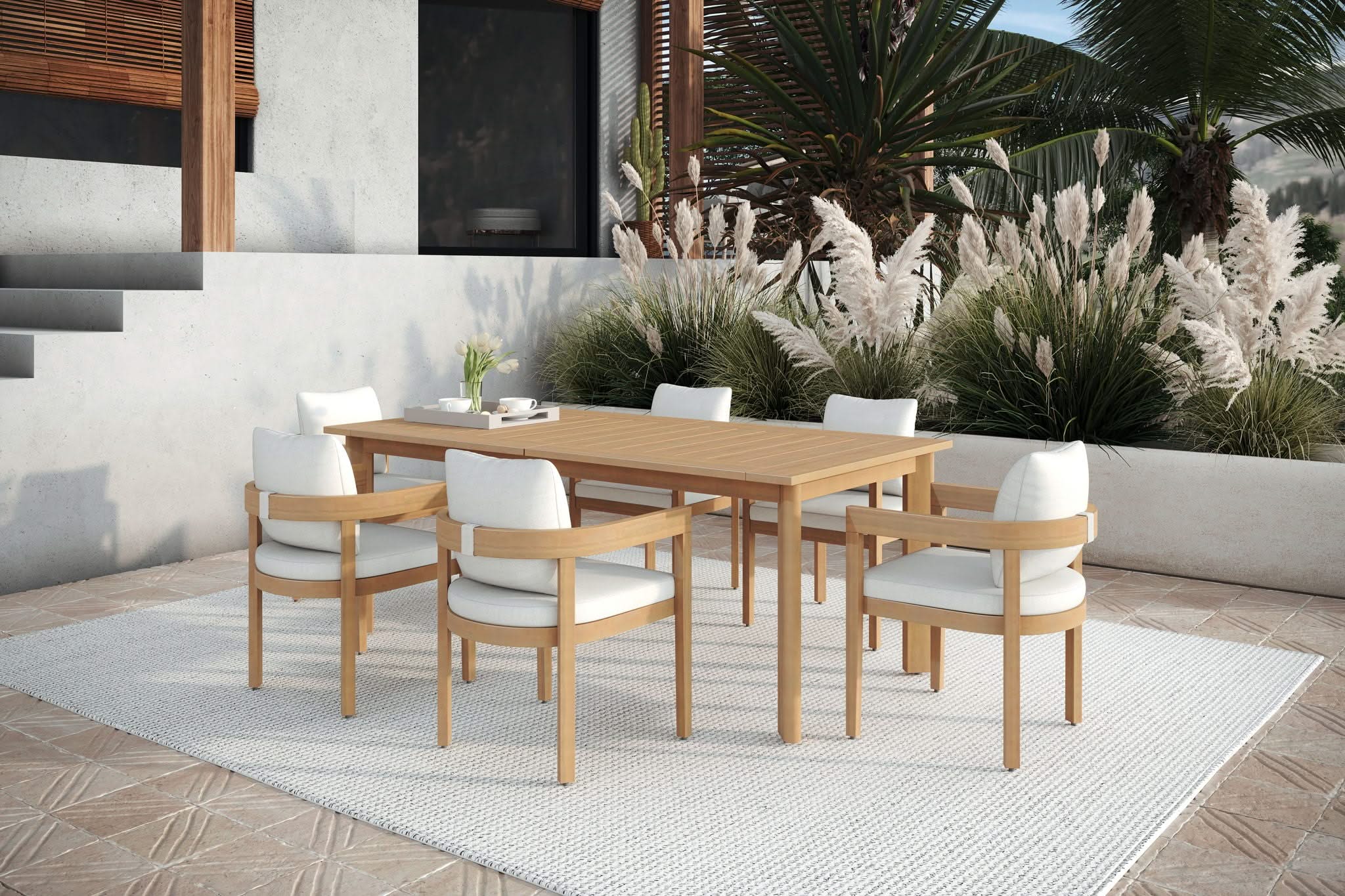 Wesley - Patio Dining Set - Image 4