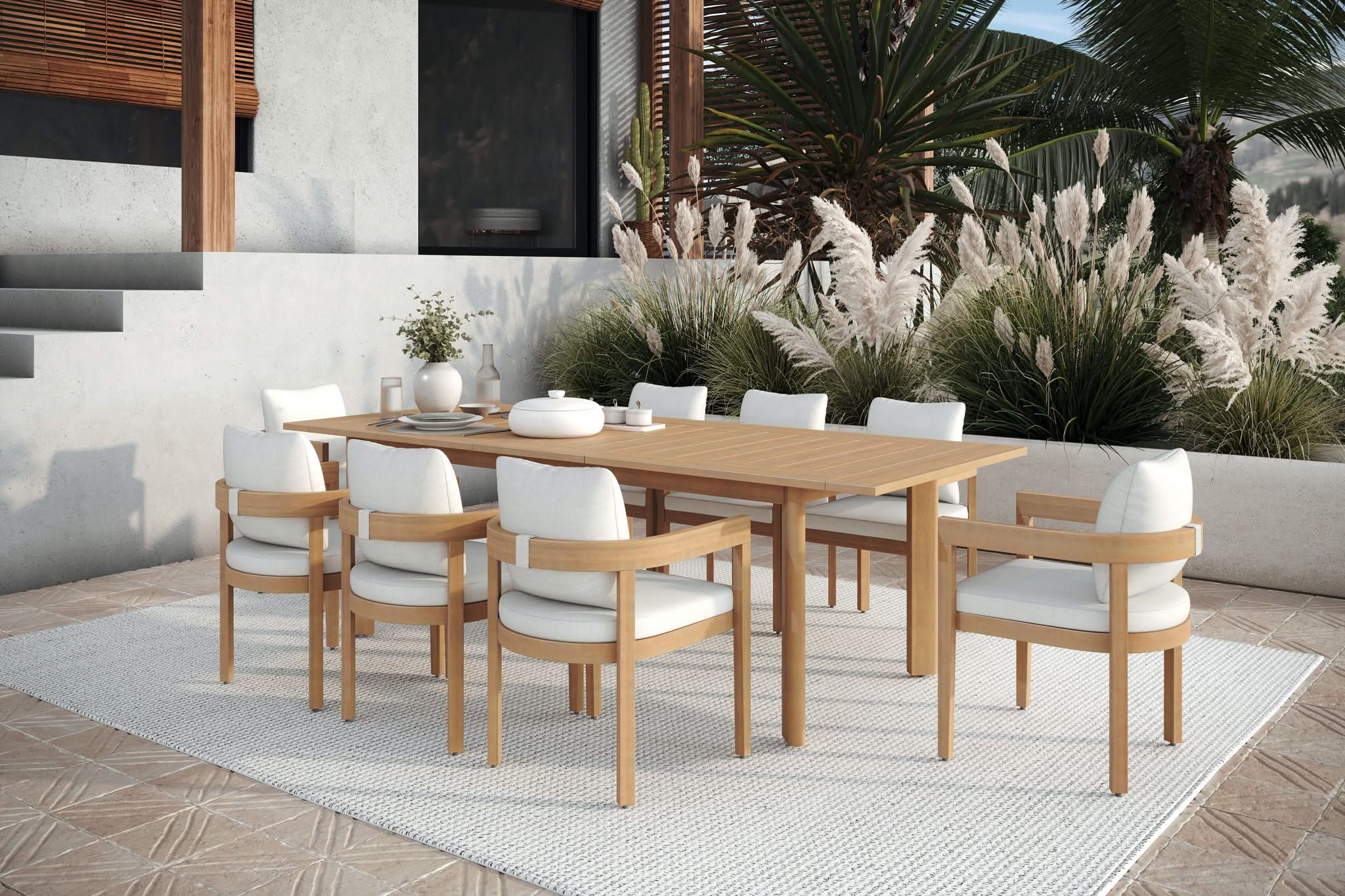 Wesley - Patio Dining Set - Image 6