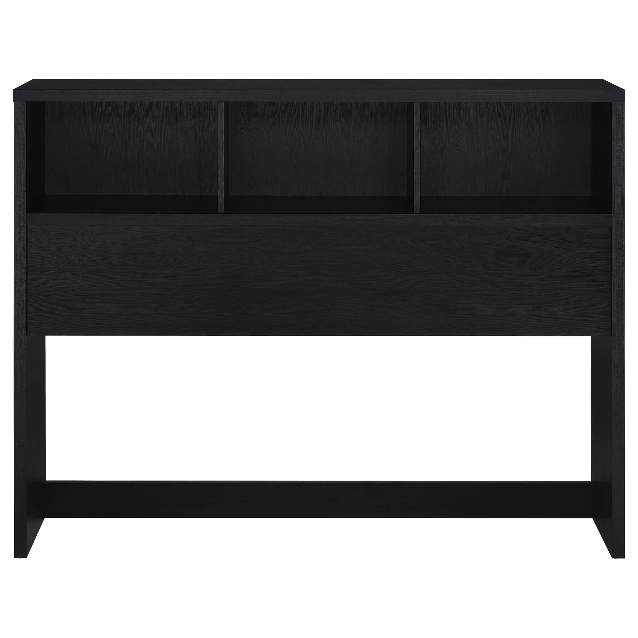 Westpark 3-piece Queen Bedroom Set Bookcase Headboard Black - Image 3