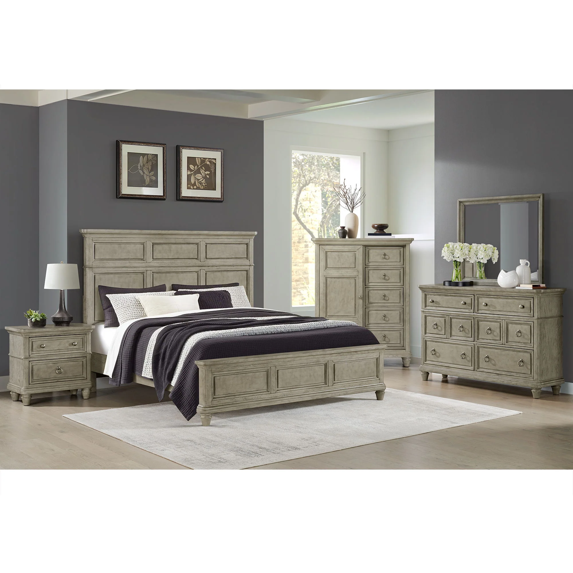 Whit-Ash - Panel Bed - Image 4
