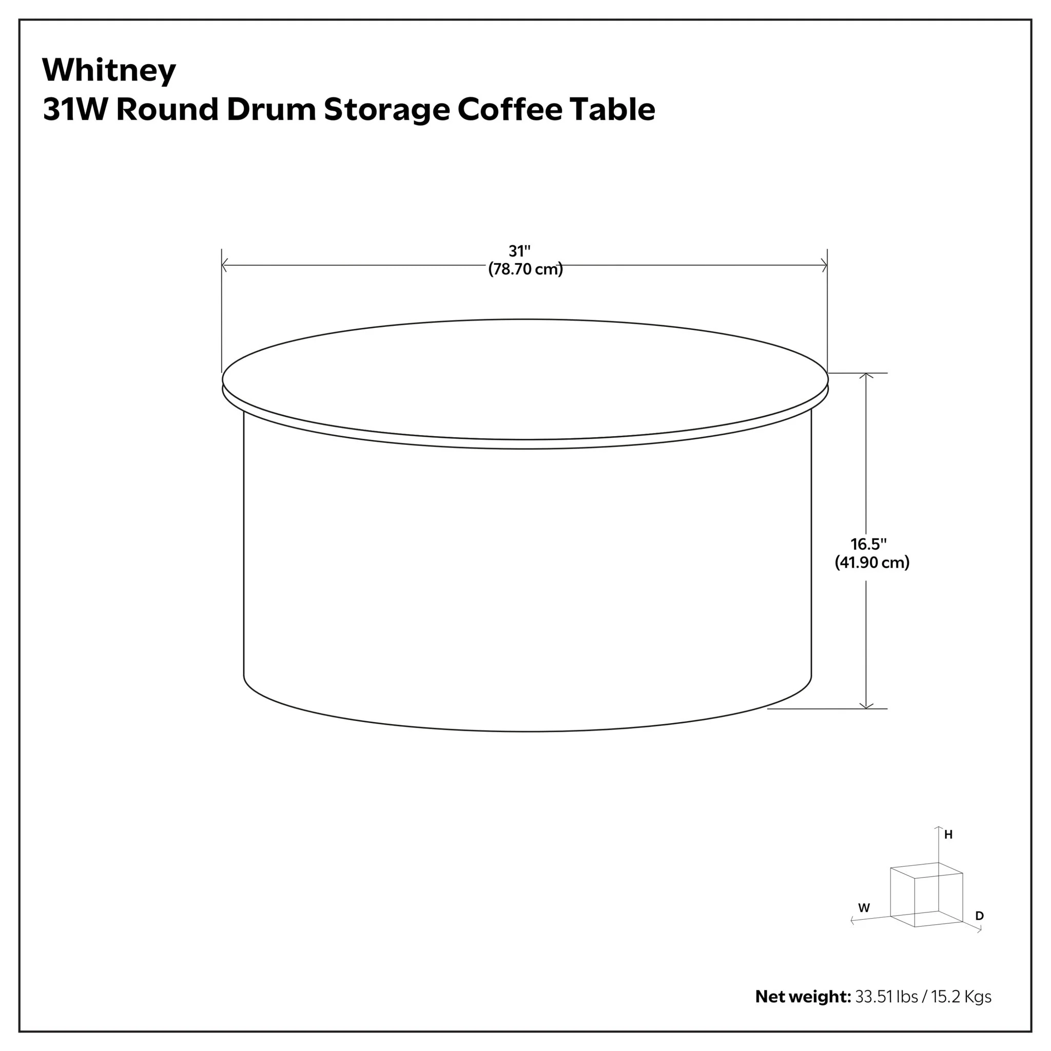 Whitney - Handcrafted Metal Storage Table - Image 10