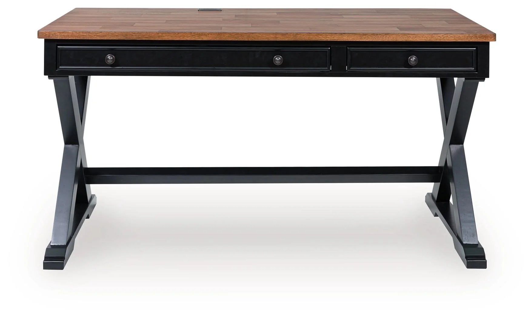 Wildenauer - Home Office Desk - Brown / Black - Image 2
