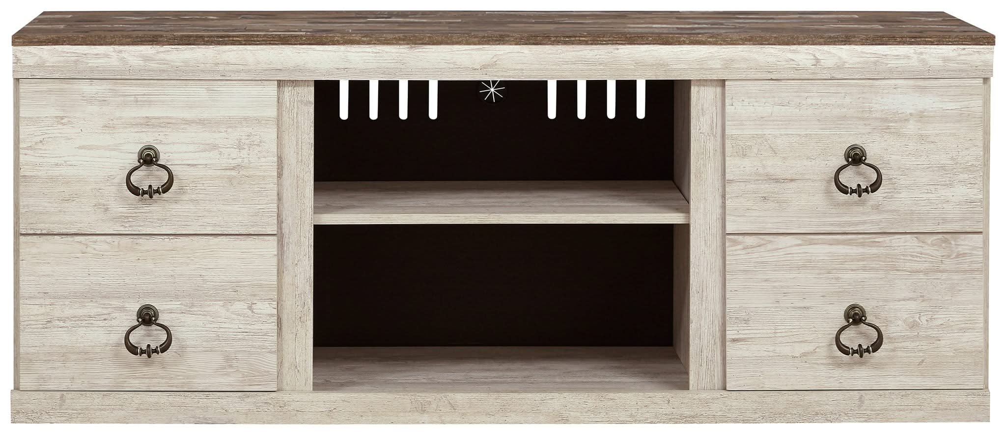 Willowton - TV Stand With Fireplace Option - Image 6