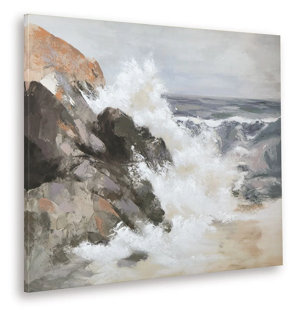 Worthner - Wall Art - Tan / Gray / White - Image 4