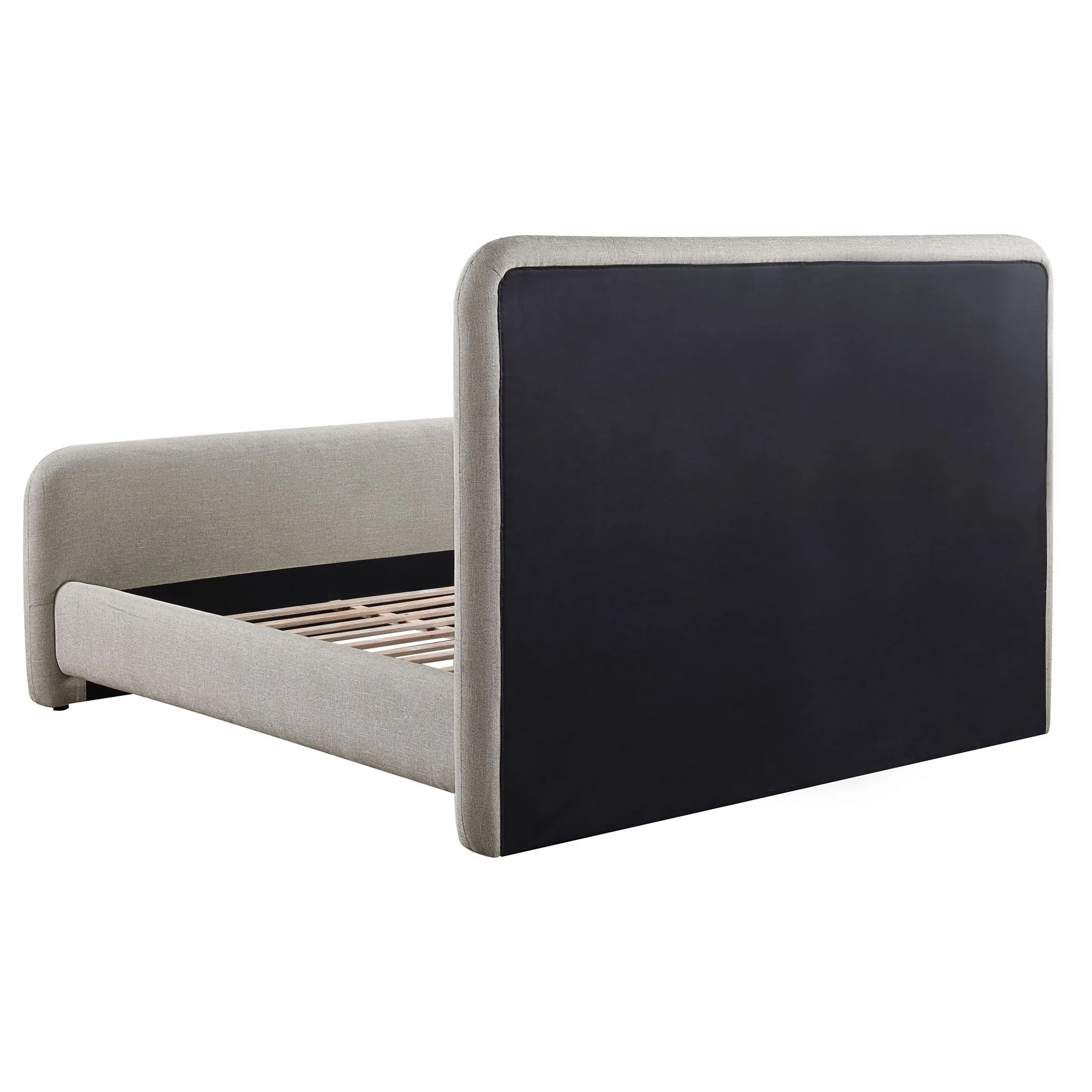 Wren Upholstered Eastern King Panel Bed Grey - Image 4