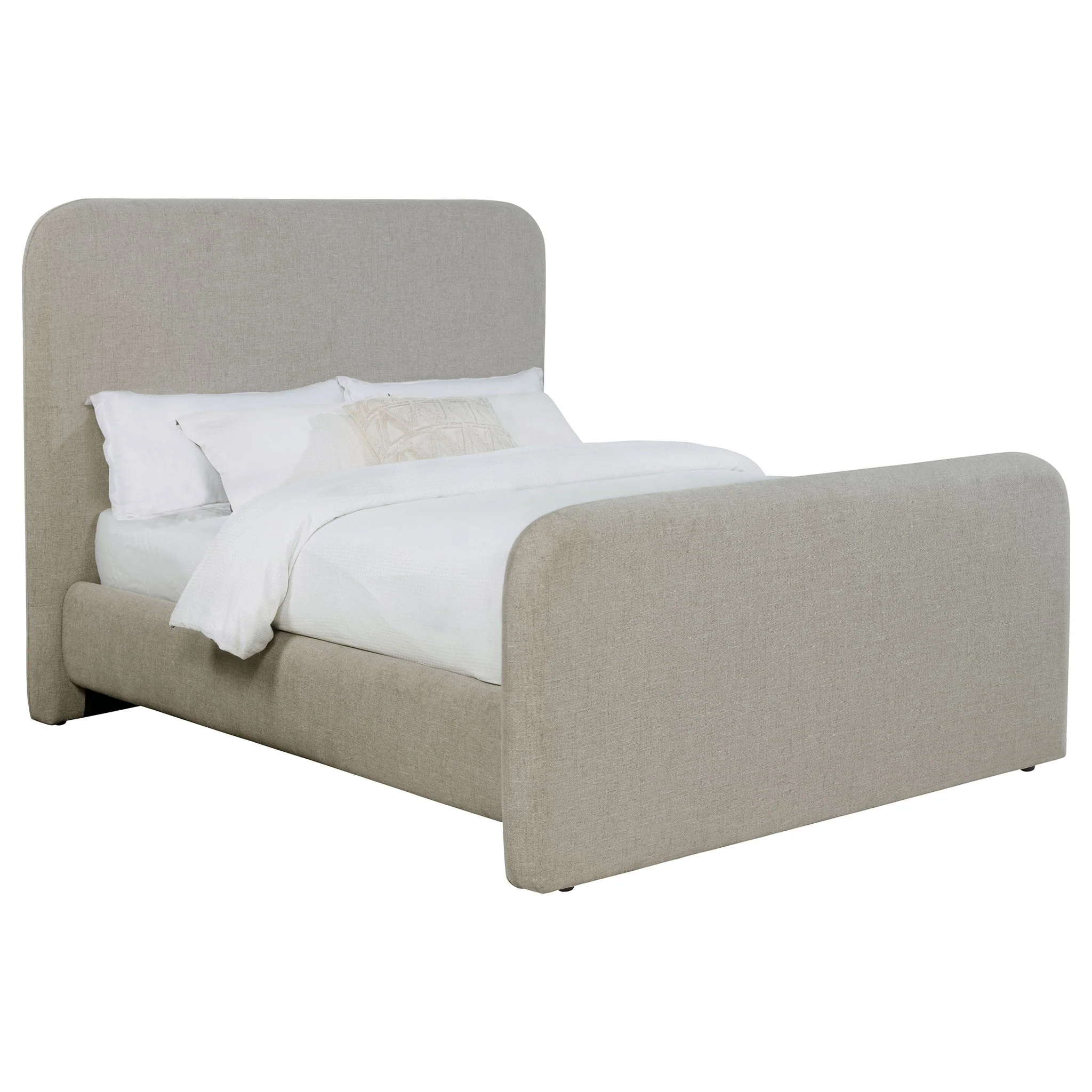 Wren Upholstered Queen Panel Bed Grey - Image 4