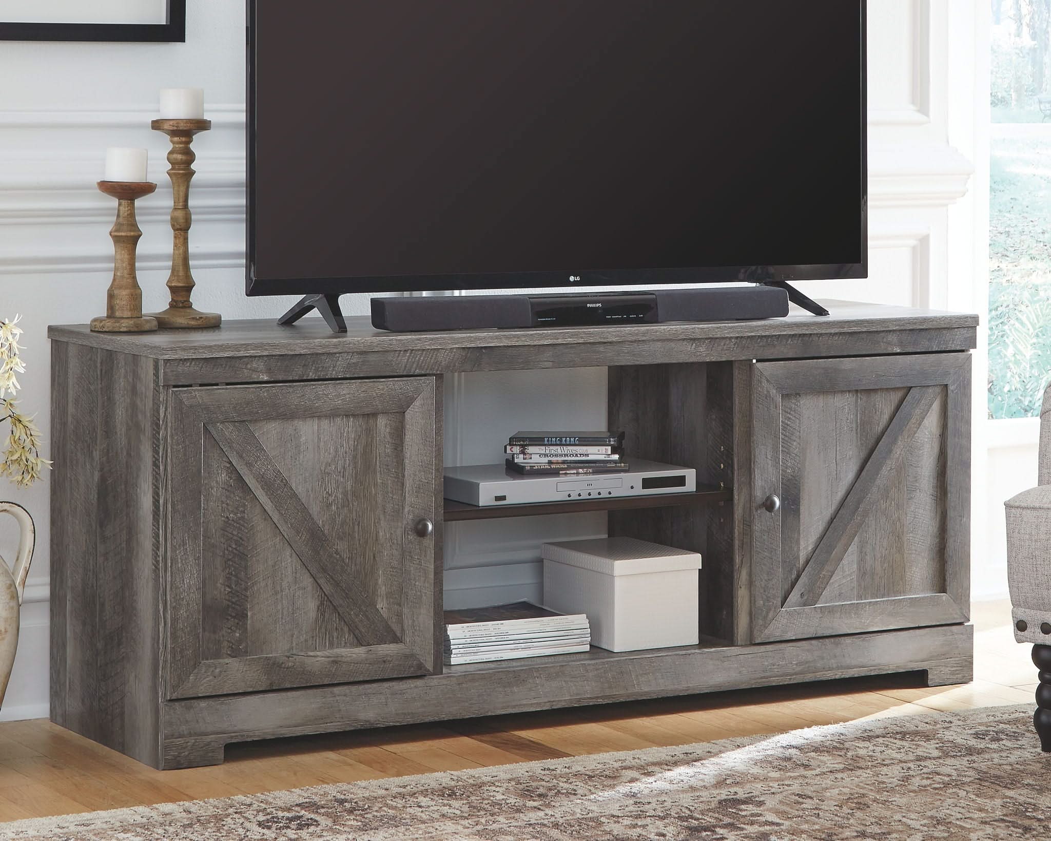 Wynnlow - TV Stand With Fireplace Option - Image 8