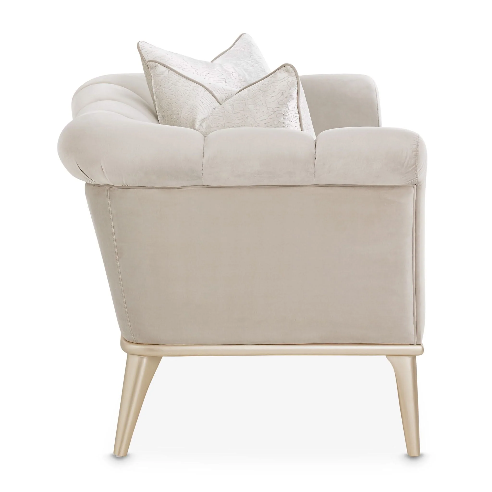 Yvette - Chair And A Half - Porcini / Medium Champagne - Image 3