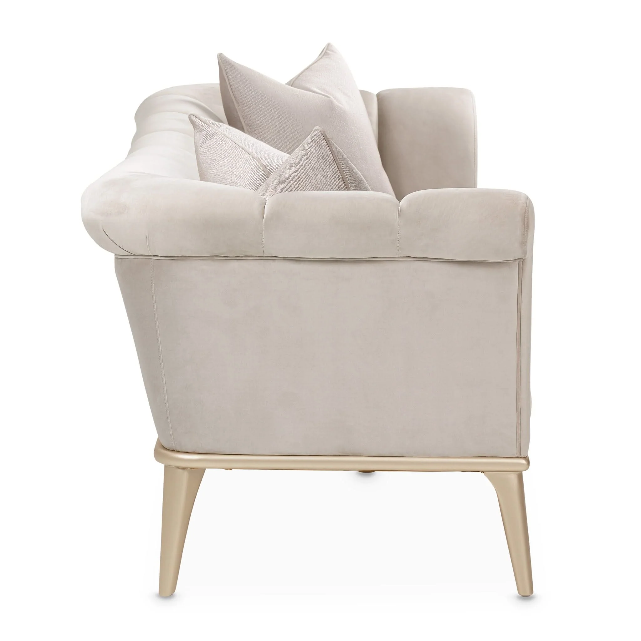 Yvette - Sofa - Porcini / Medium Champagne - Image 2