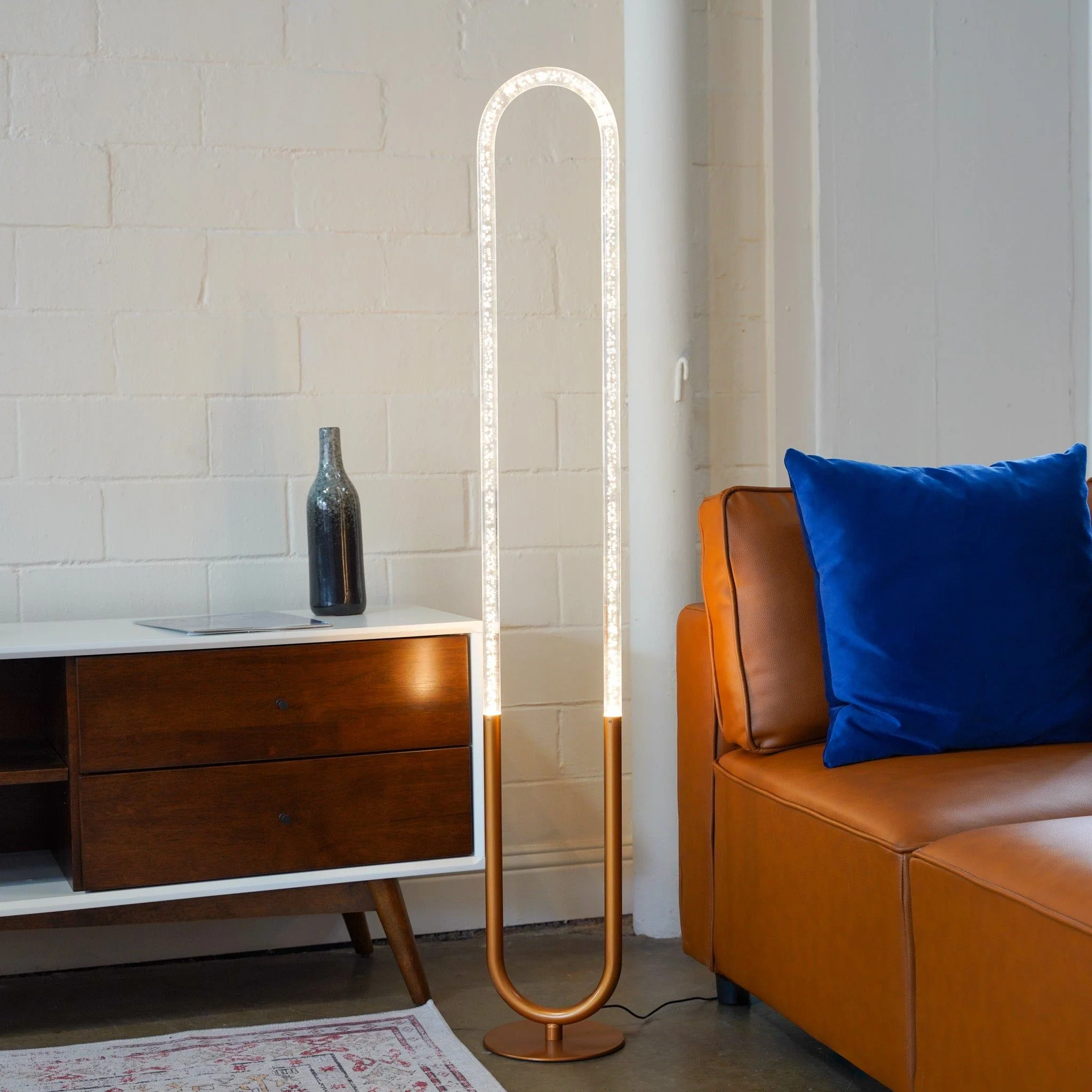 Zeon - LED Floor Lamp, 110 - 120V - Bronze - Image 3