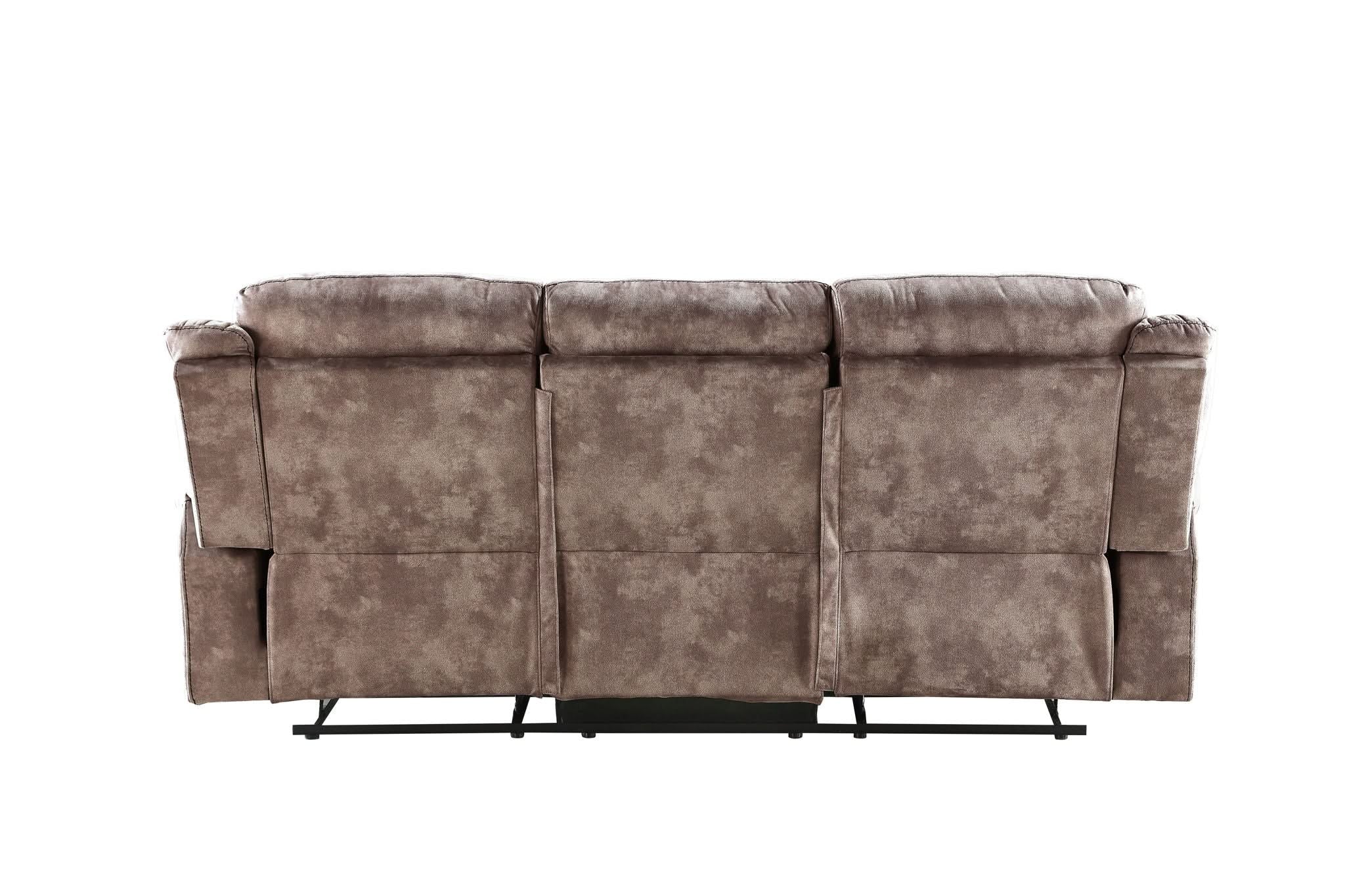 Zubaida - Two Tone 3 Piece Recliner Living Room Set - Image 4
