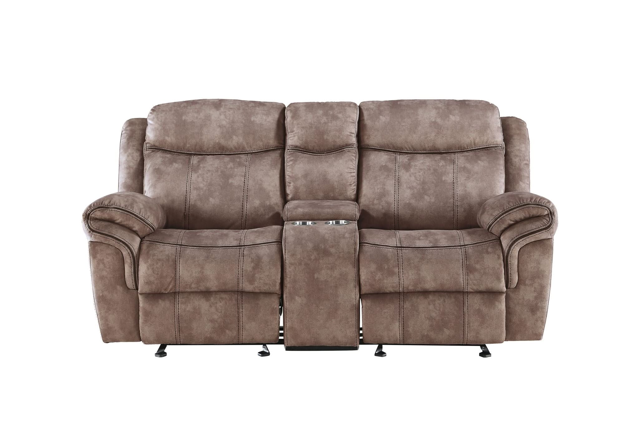 Zubaida - Two Tone 3 Piece Recliner Living Room Set - Image 6
