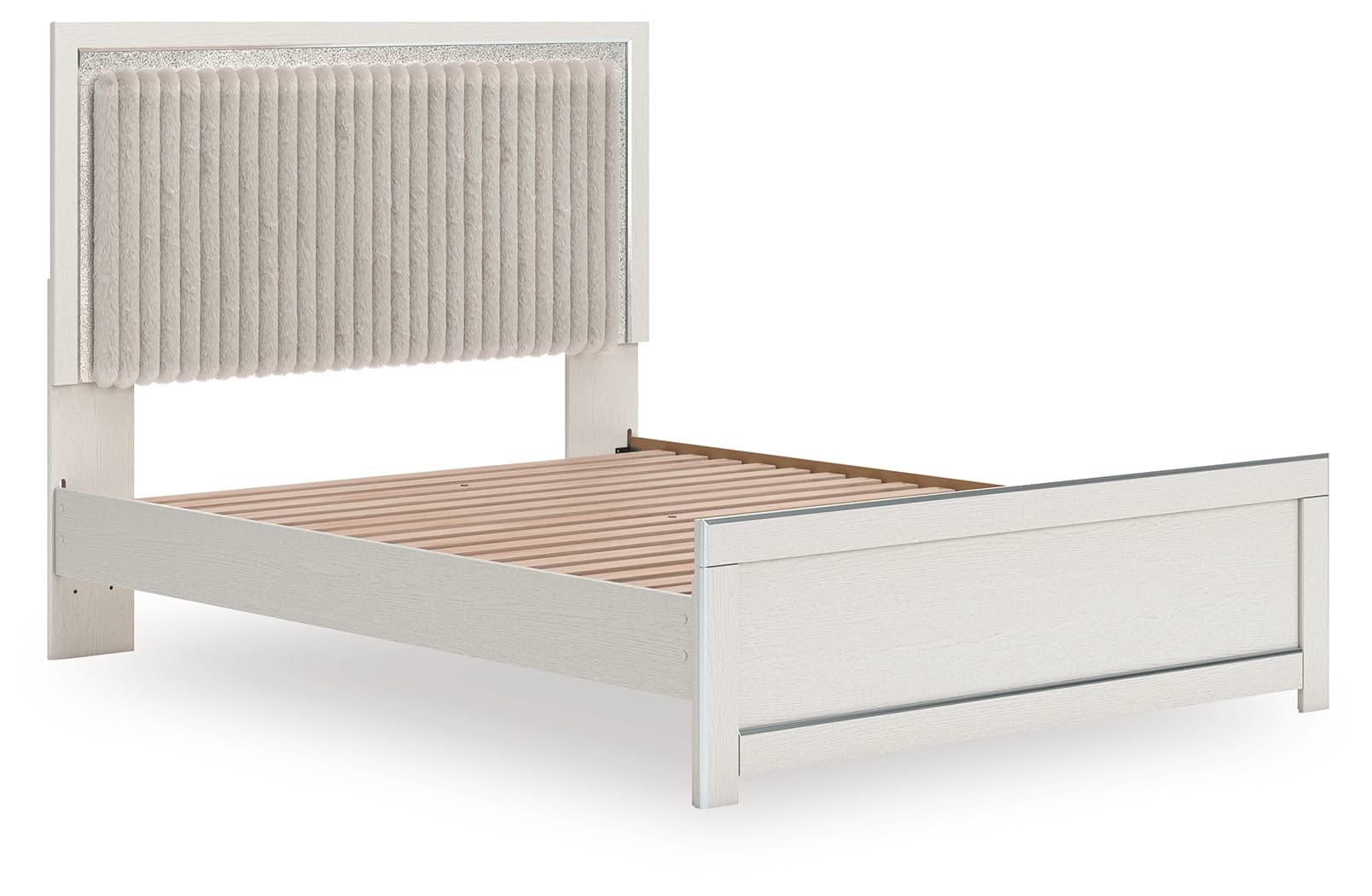 Zuraleus - Upholstered Panel Platform Bed With Roll Slats - Image 12