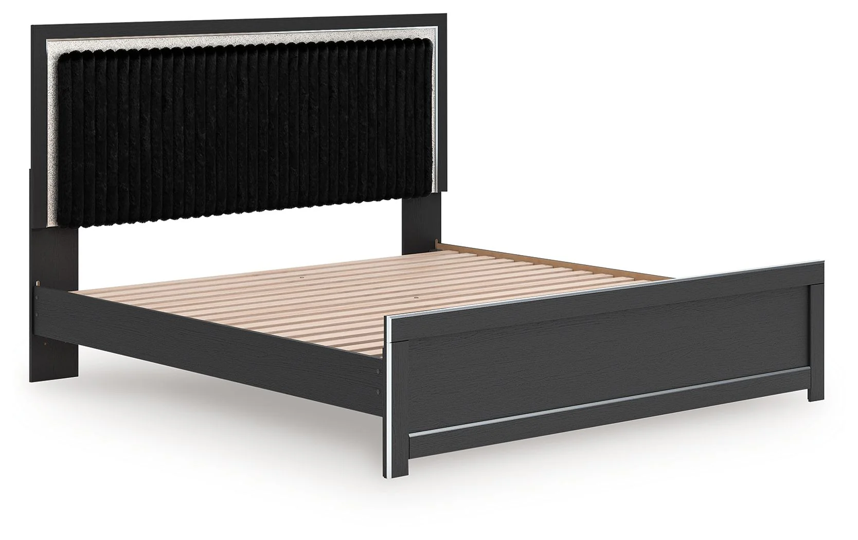 Zuraleus - Upholstered Panel Platform Bed With Roll Slats - Image 16