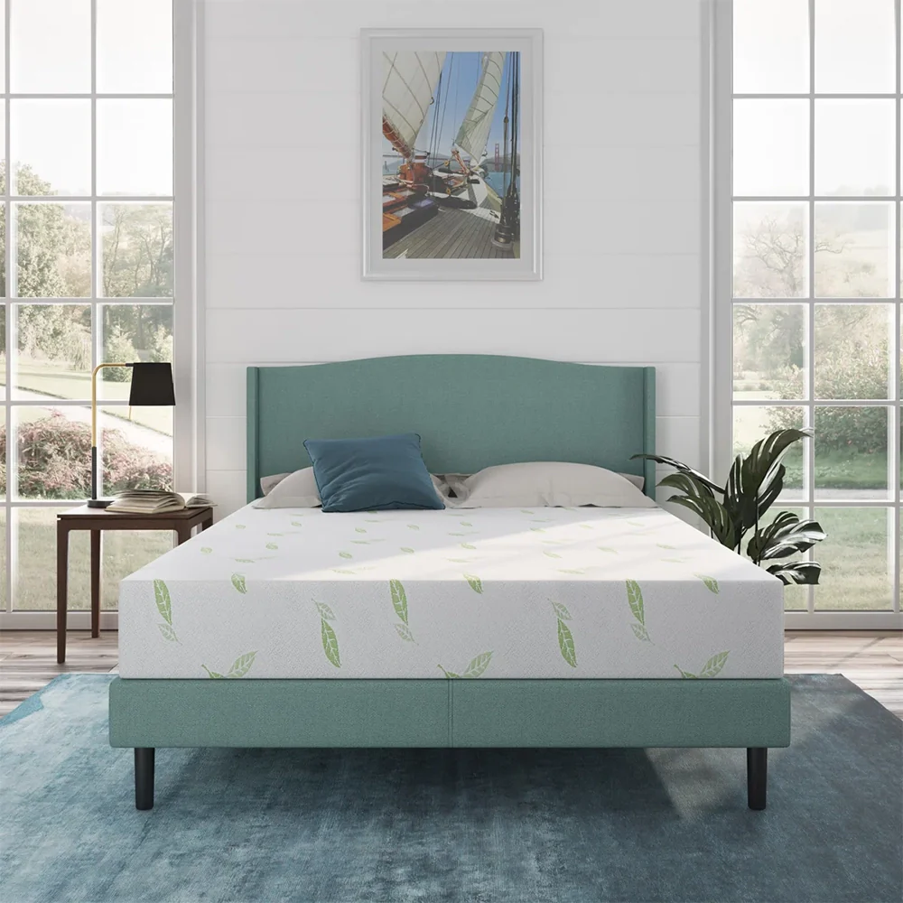 ZZZOOM Green Tea Memory Foam Mattress Medium Feel with Cooling Comfort & Pressure Relief