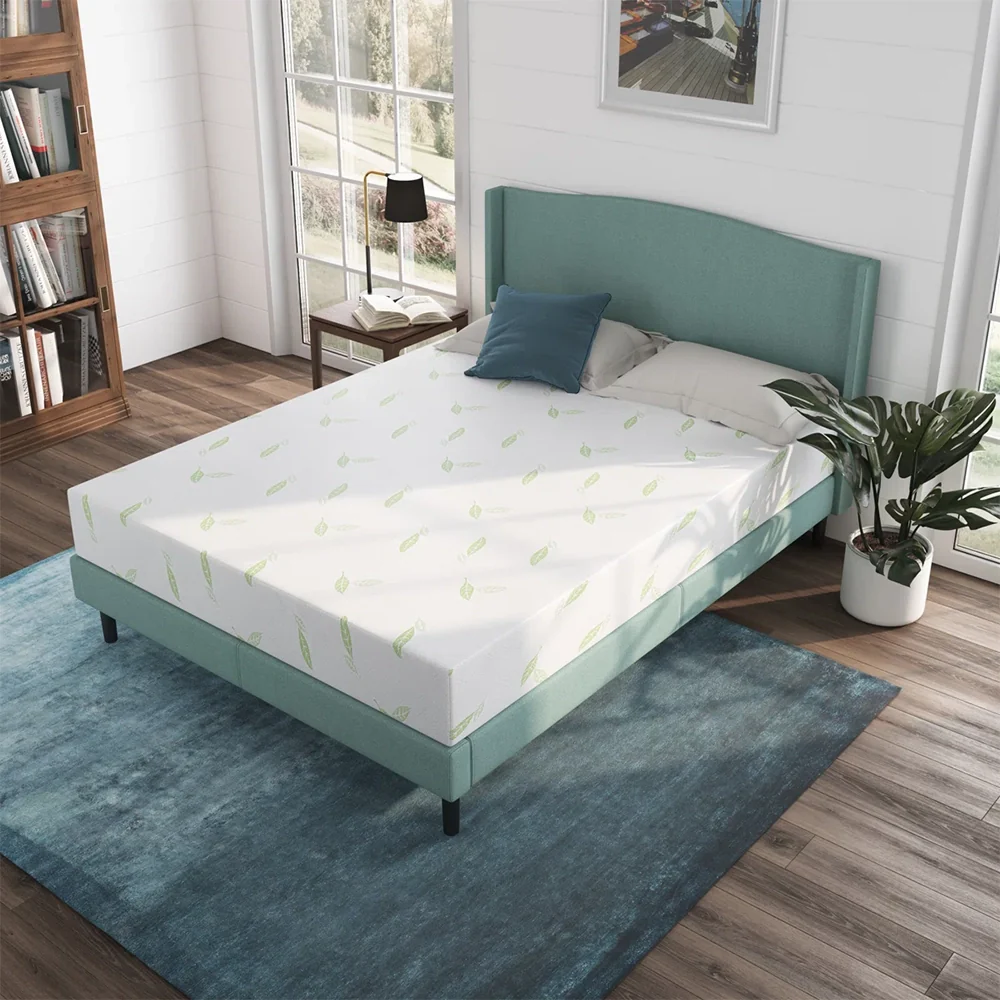 ZZZOOM Green Tea Memory Foam Mattress Medium Feel with Cooling Comfort & Pressure Relief - Image 2