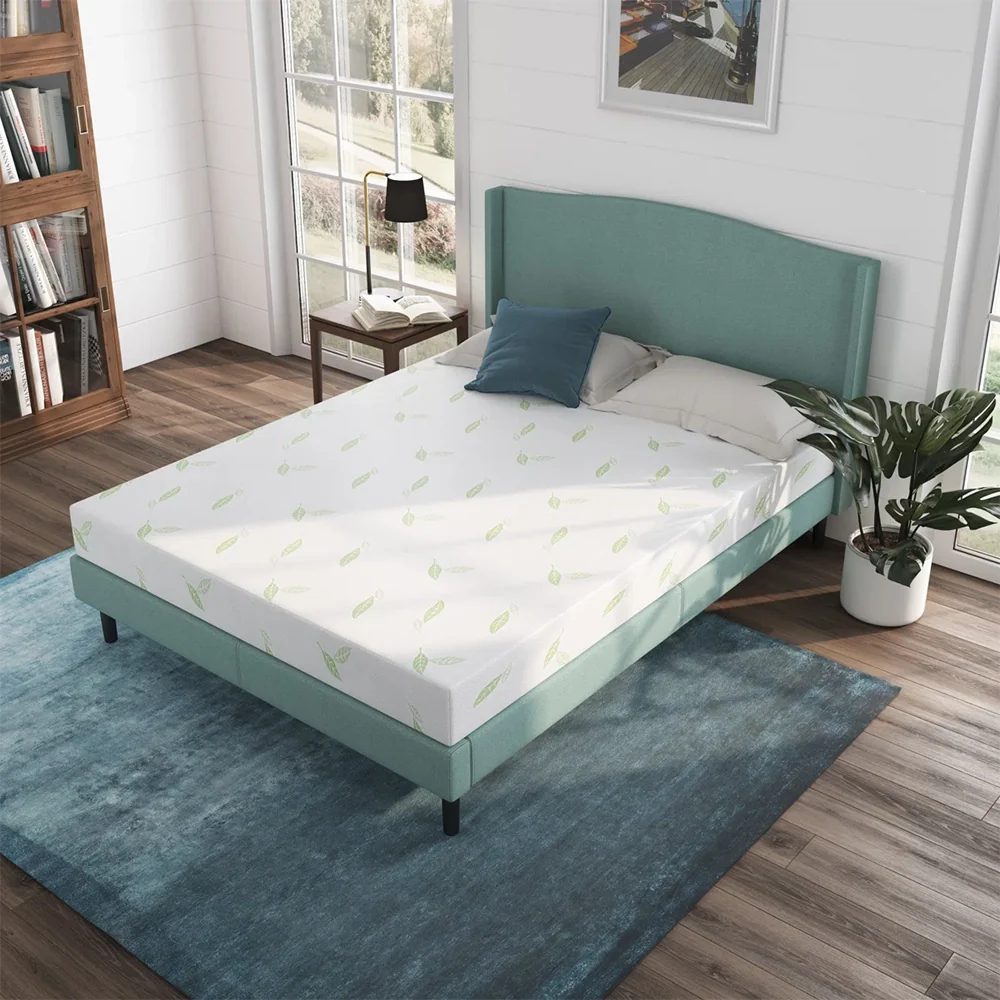 ZZZOOM Green Tea Memory Foam Mattress Medium Feel with Cooling Comfort & Pressure Relief - Image 9